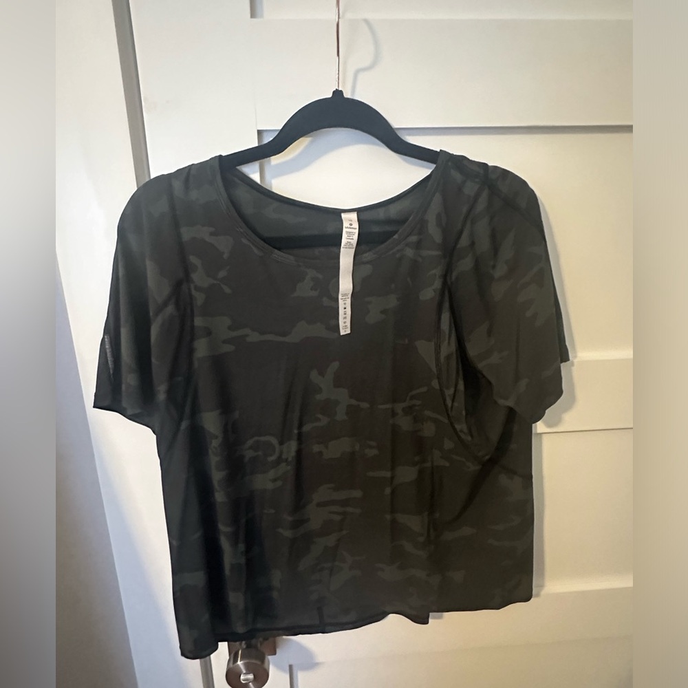 Black Camo Lululemon Shirt